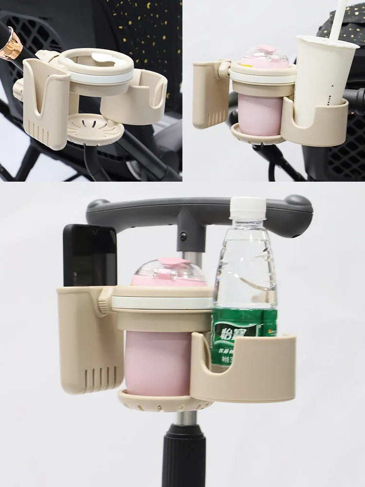 3in1 Kinderwagenhalterung | Handy | Flasche und vieles mehr